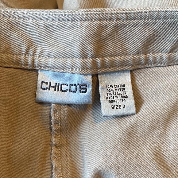 Chico’s Khaki Capris - Picture 7 of 8
